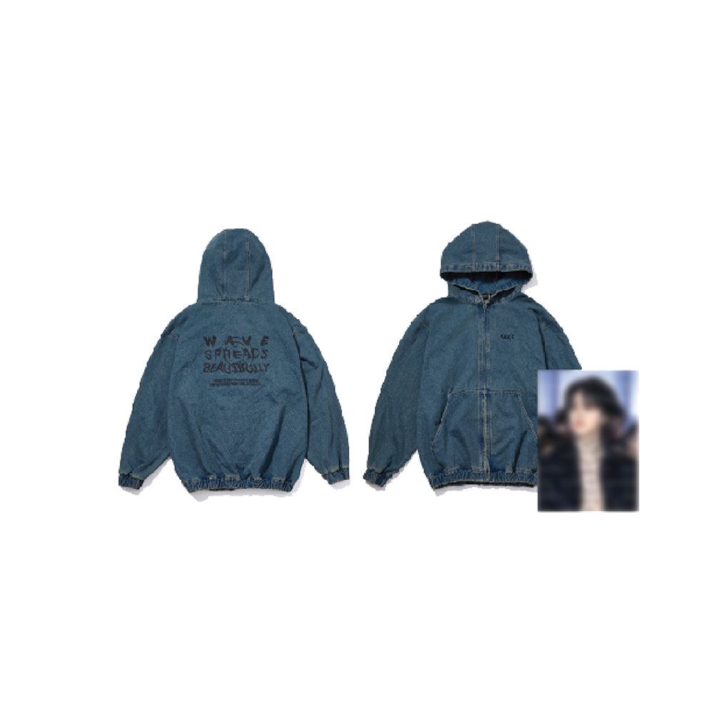 BTS Jimin [THE TRUTH UNTOLD: Exhibition] Denim Zip-Up Hoodie