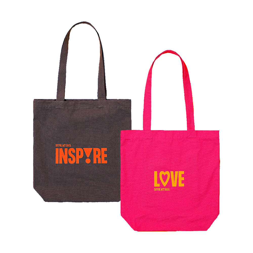 Korea Slogan [Seoul My Soul] Large Eco Bag