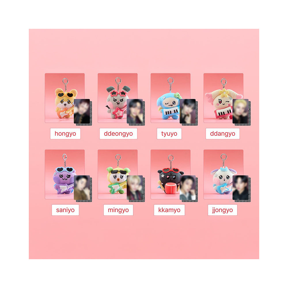 ATEEZ [MIGHTEEZ Rock The Stage] Plush Keyring (Rockstar ver)