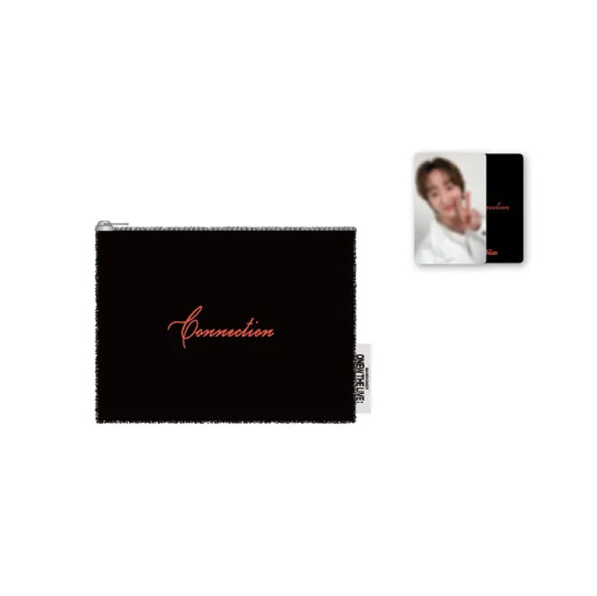 SHINee ONEW [ONEW THE LIVE : Connection] Fur Pouch