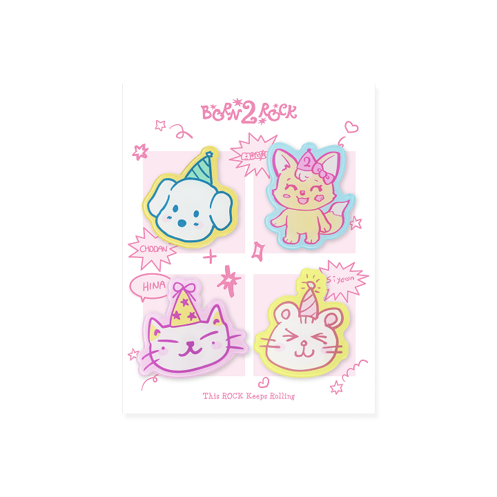 QWER [2nd Anniversary] Acrylic Magnet Set