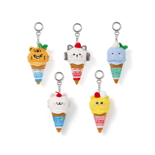 LE SSERAFIM [FIM'S CLUB X EARP EARP] Plush Keyring (Ice Cream ver)