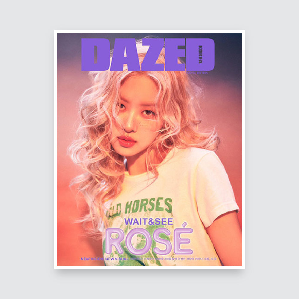 Dazed & Confused Korea Magazine May 2024 : BLACKPINK ROSÉ Cover (Spring Edition)