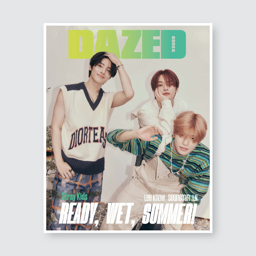 Dazed & Confused Korea Magazine July 2023 : Lee Know & Seungmin & I.N Cover