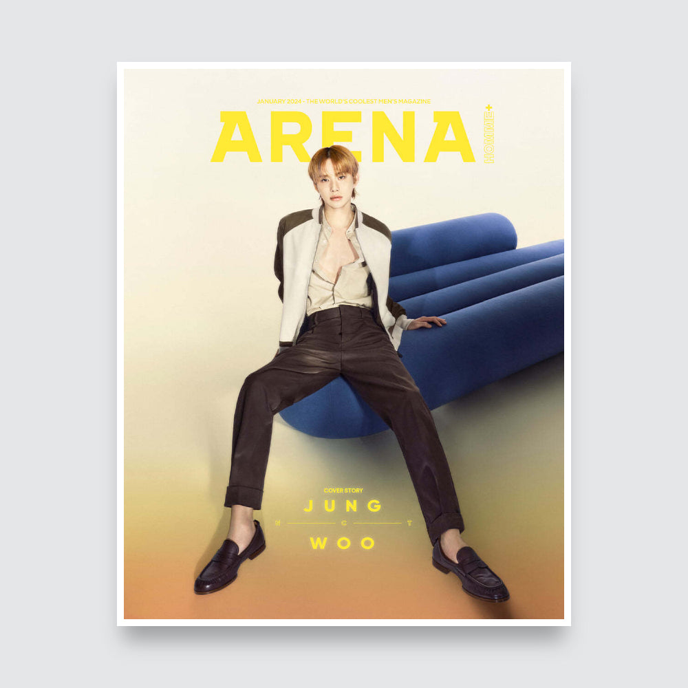 ARENA HOMME+ Korea Magazine January 2024 : NCT JungWoo Cover