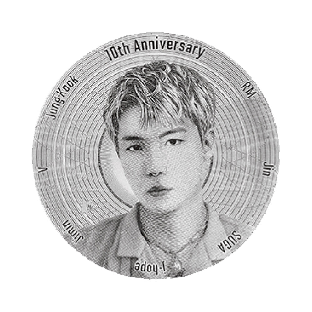 BTS 10th Anniversary Commemorative Medal (Silver)