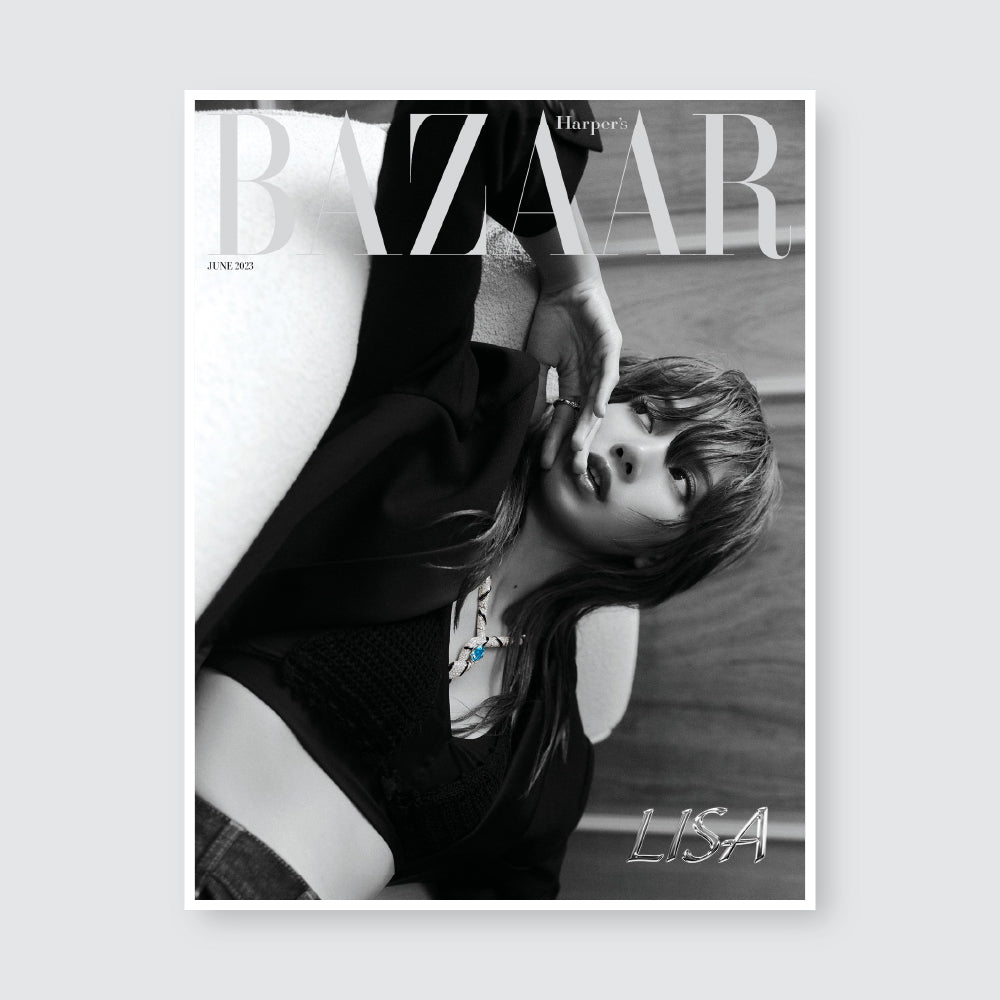 BAZAAR Korea Magazine June 2023 : BLACK PINK Lisa Cover