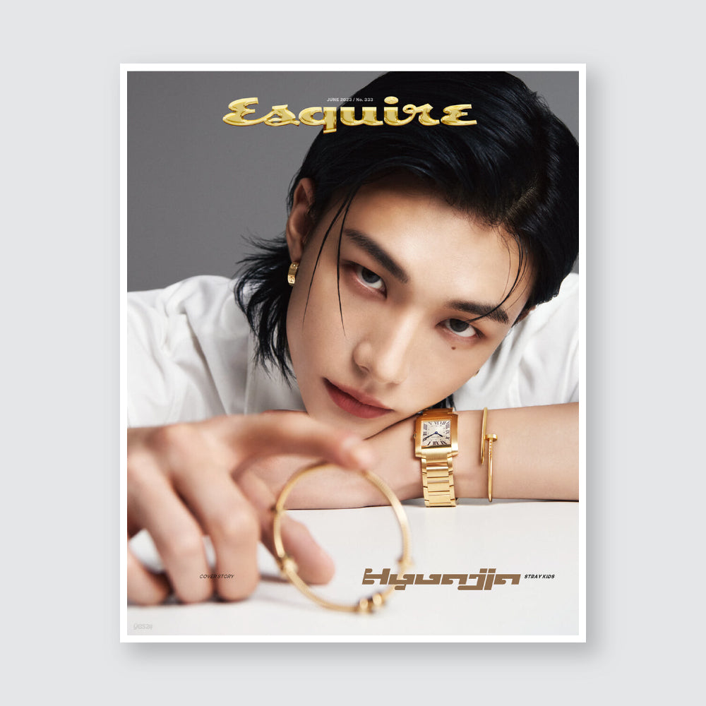 ESQUIRE Korea Magazine June 2023 : STRAY KIDS Hyunjin Cover