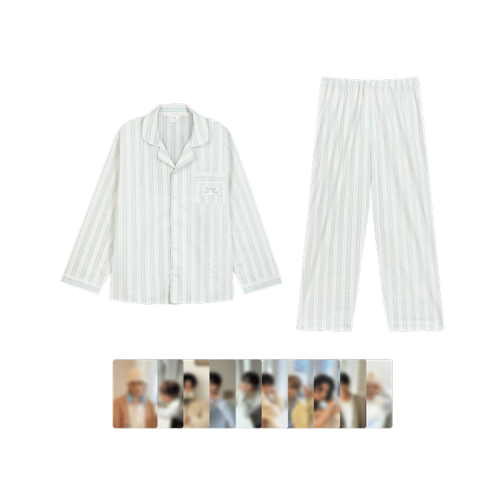 TREASURE [SOFTDAYS] Stripe Pajama Set