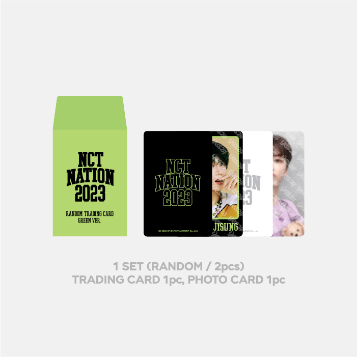 NCT [NATION: To The World] Random Trading Card (Green Ver.)