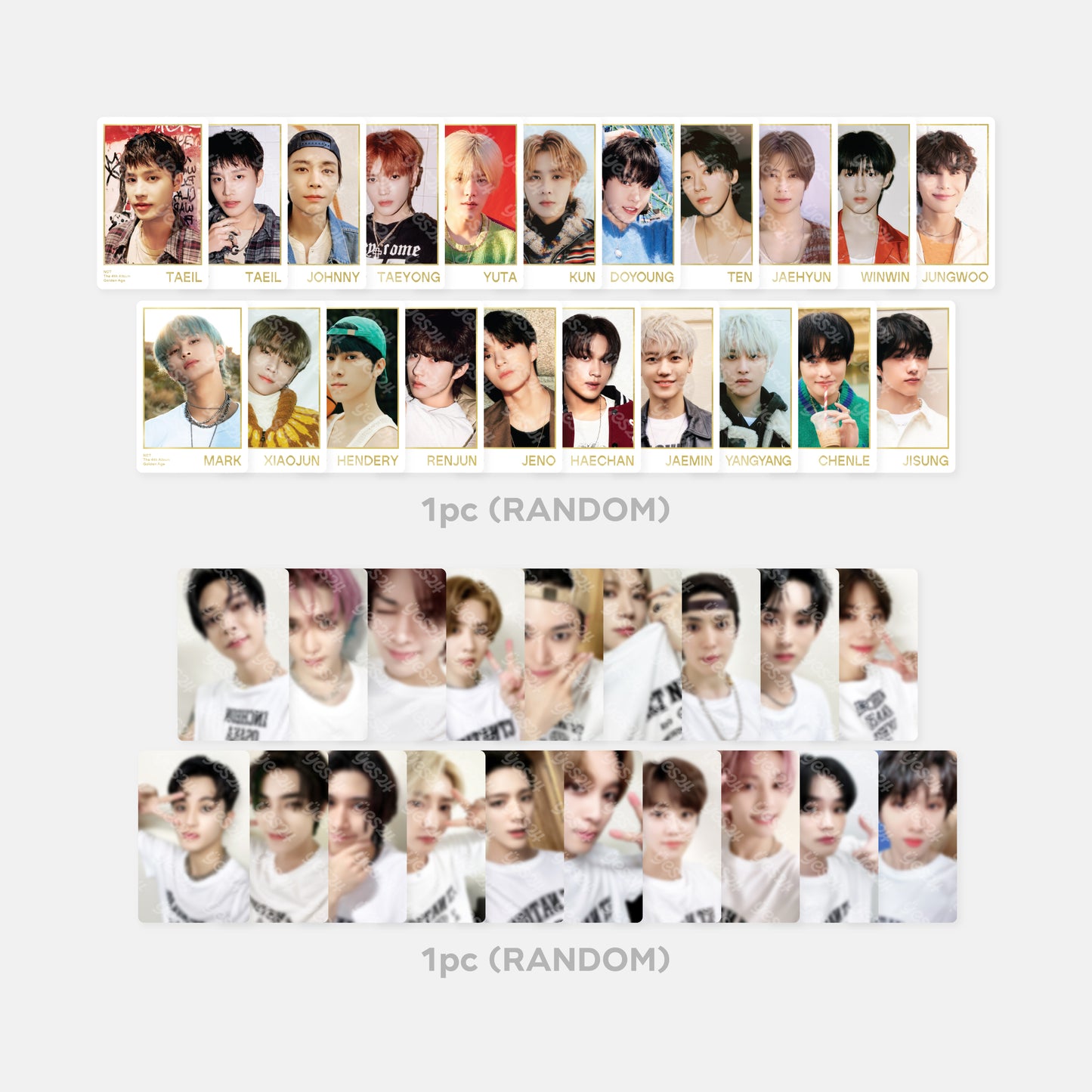 NCT [NATION: To The World] Random Trading Card (White Ver.)