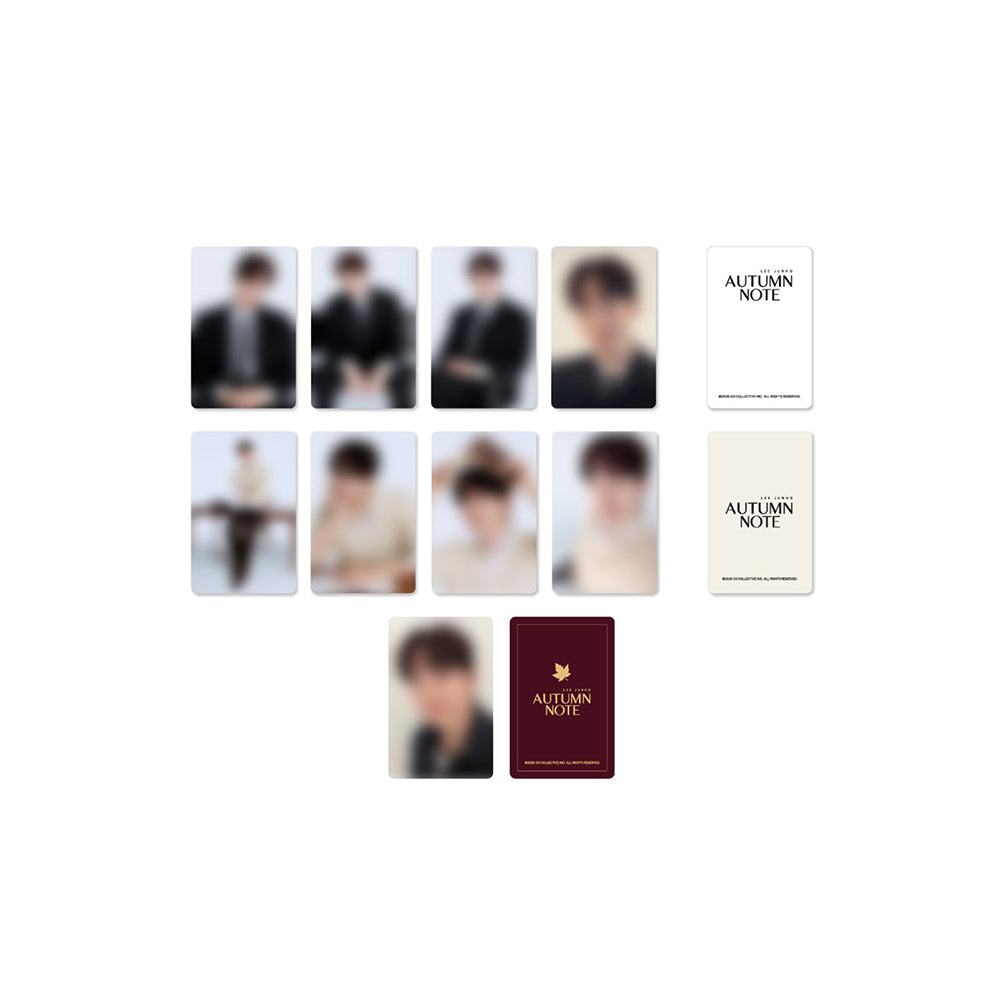 LEE JUNHO [AUTUMN NOTE] Trading Photocard Set