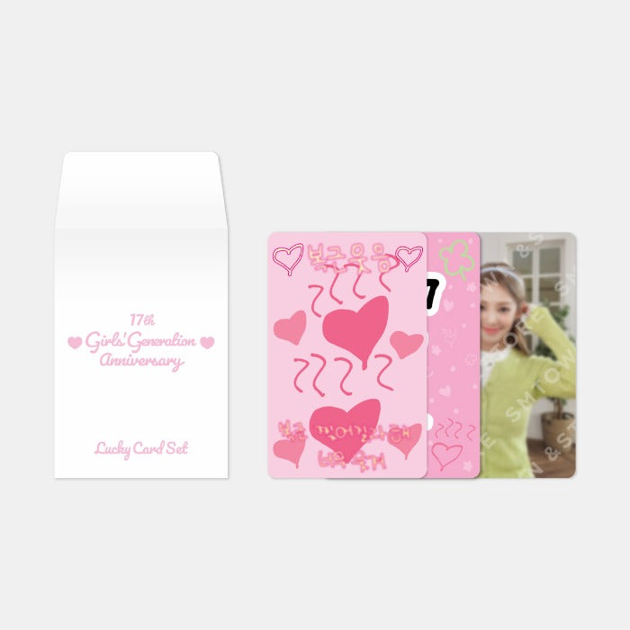 GIRL'S GENERATION 17th Anniversary Lucky Card Set