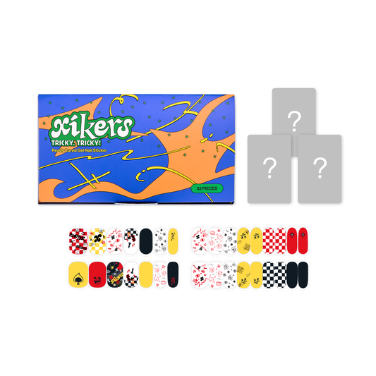 xikers Ready Cured Gel Nail Sticker : TRICKY. TRICKY!