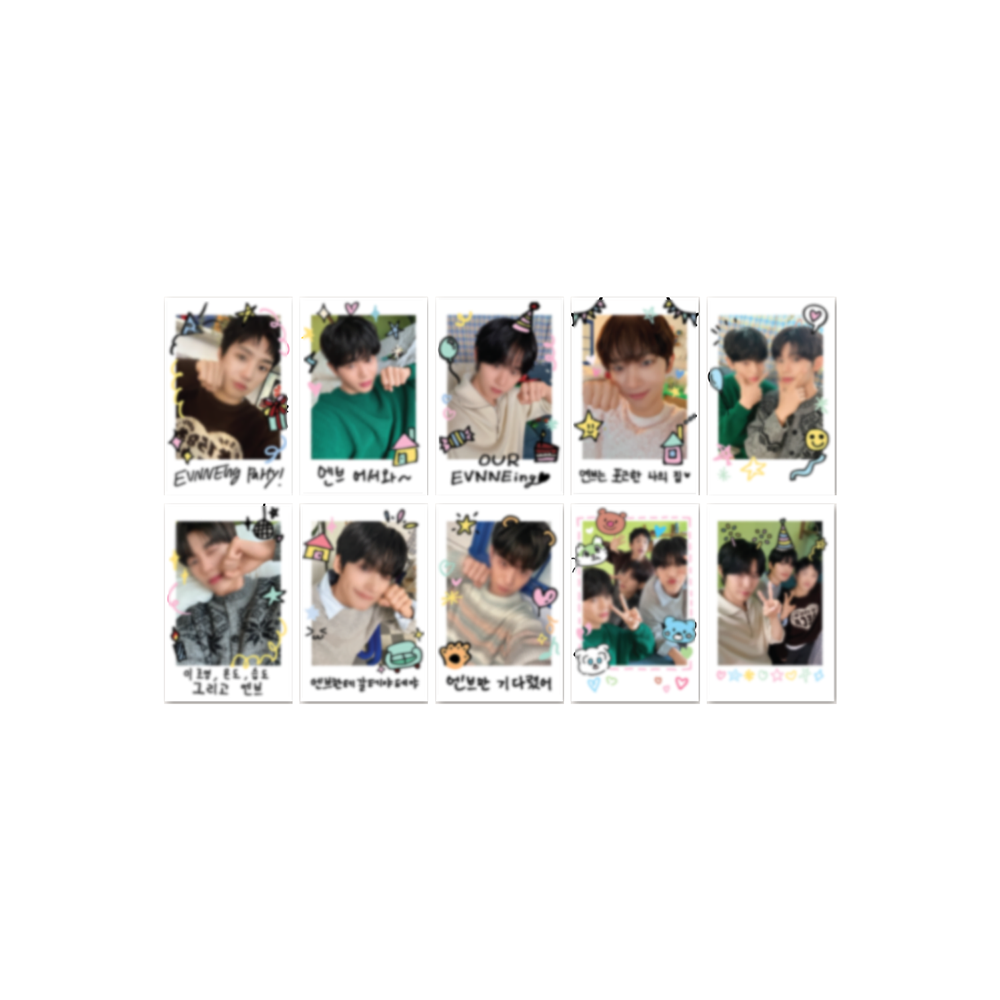 EVNNE [OUR EVNNEing] Random Polaroid Pack