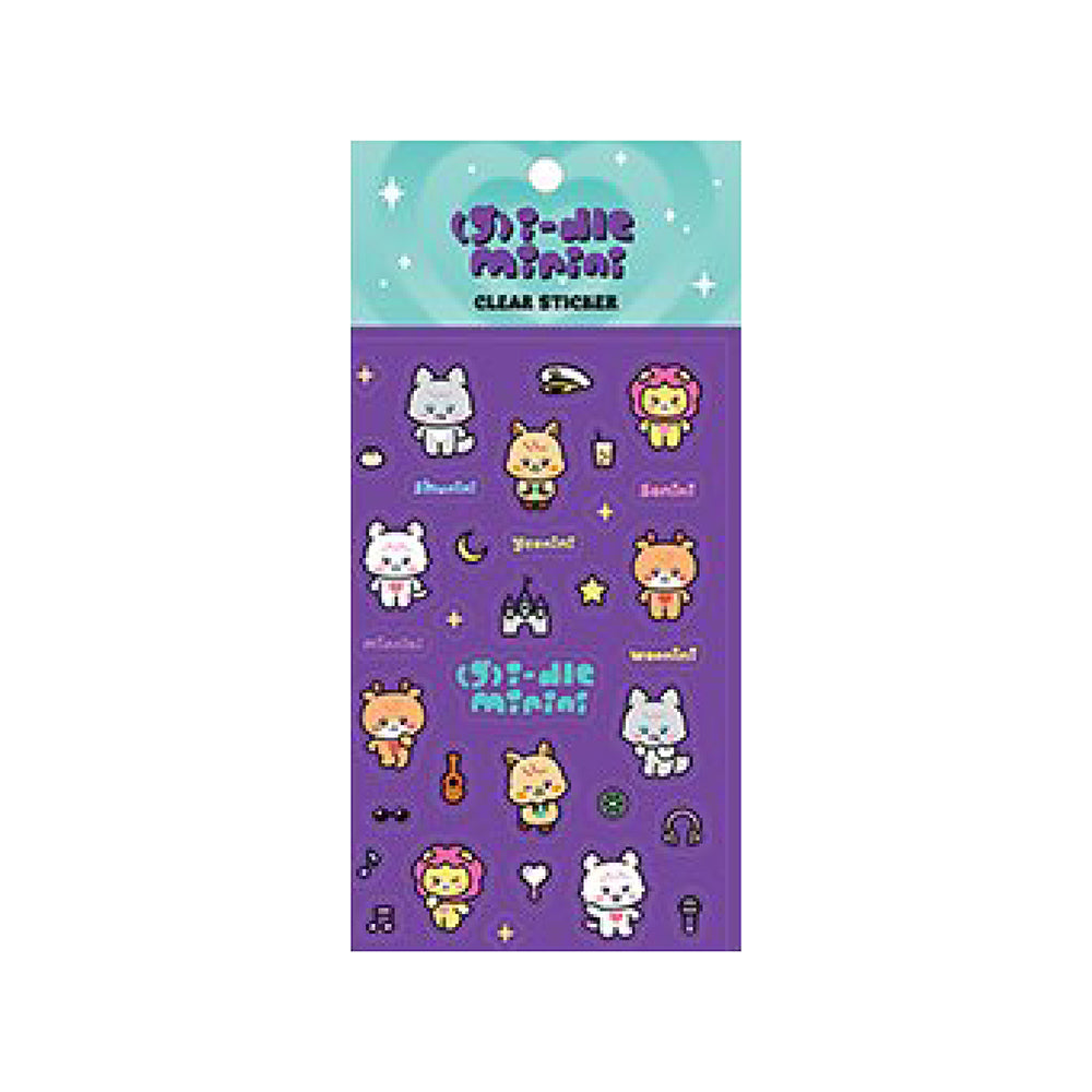 (G)I-DLE [KLAXON Pop-Up Store] Clear Sticker