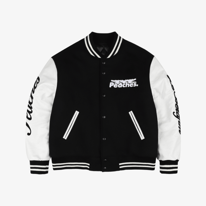 (Pre-Order) LE SSERAFIM [2024 S/S Pop Up] LSF X Peaches. Varsity Jacket