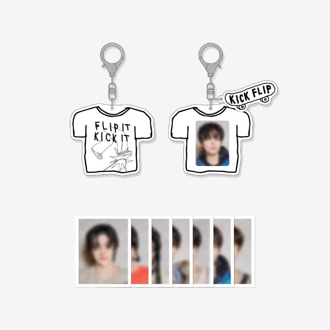 KickFlip [Flip it, Kick it!] ID Photo Holder Keyring