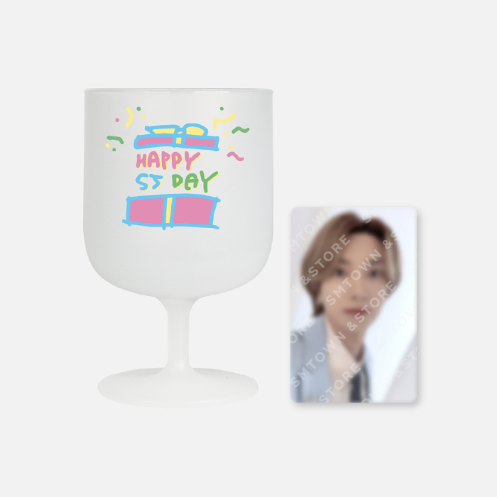 SUPER JUNIOR [18th Anniversary] DIY Plastic Wine Cup & Photocard Set