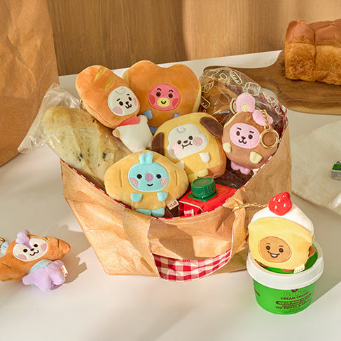 BT21 Baby [Bakery Shop] Costume Plush Keyring