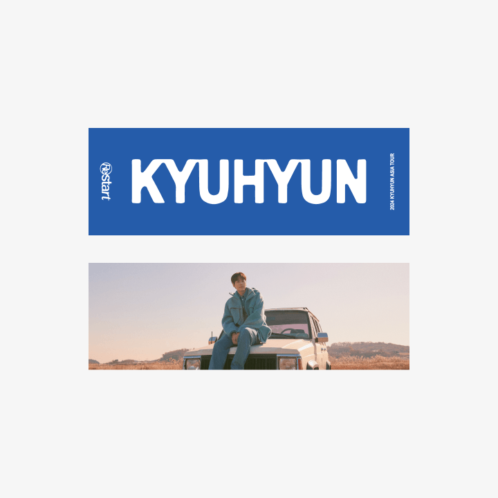 SUPER JUNIOR KYUHYUN [2024 Asia Tour: Restart] Photo Slogan