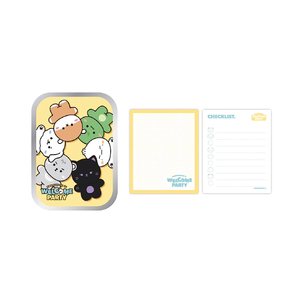 MONSTA X [MONMUNGCHI X Pop-Up Store] Tin Case + Memo Pad Set