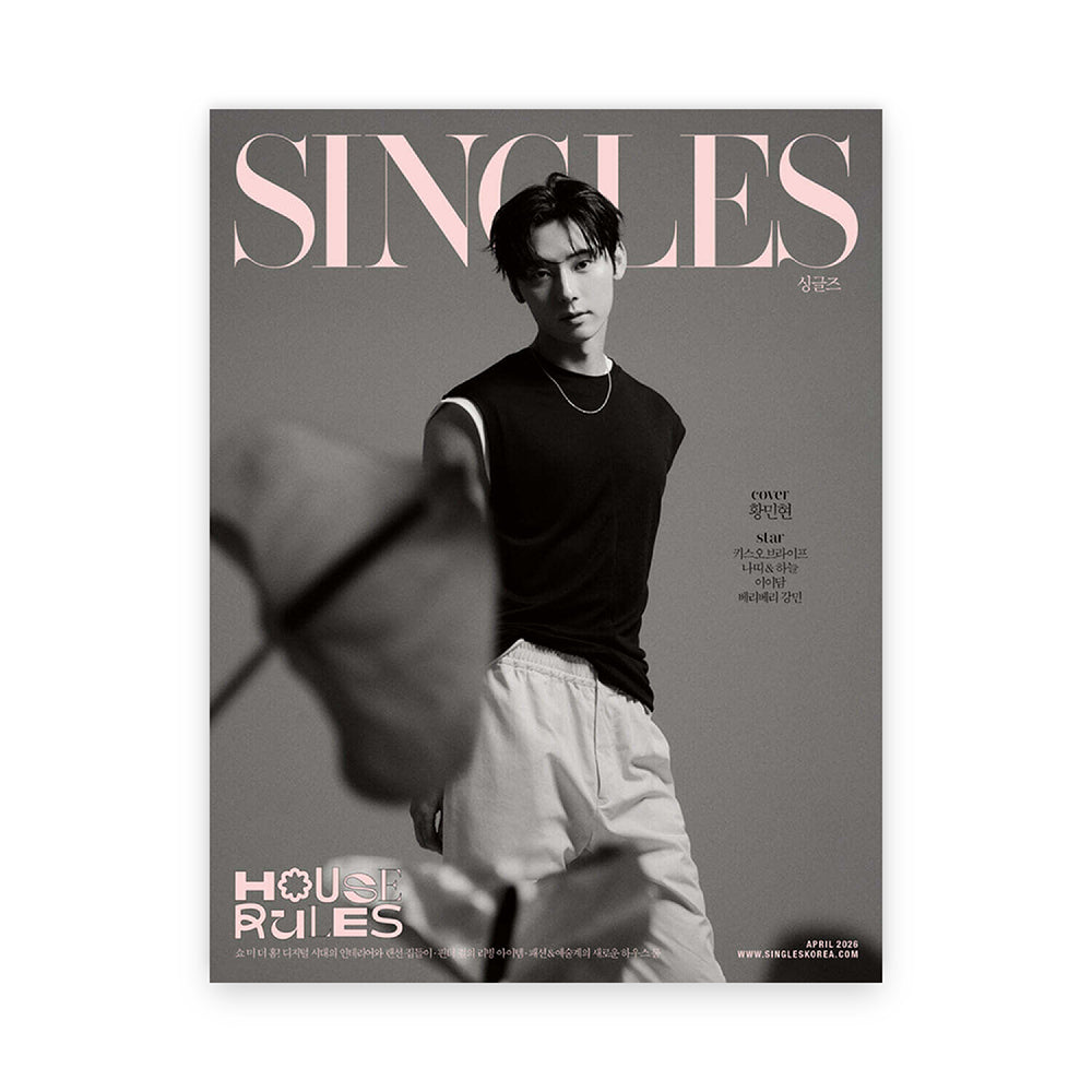 Singles Korea April 2026 : Hwang Minhyun Cover