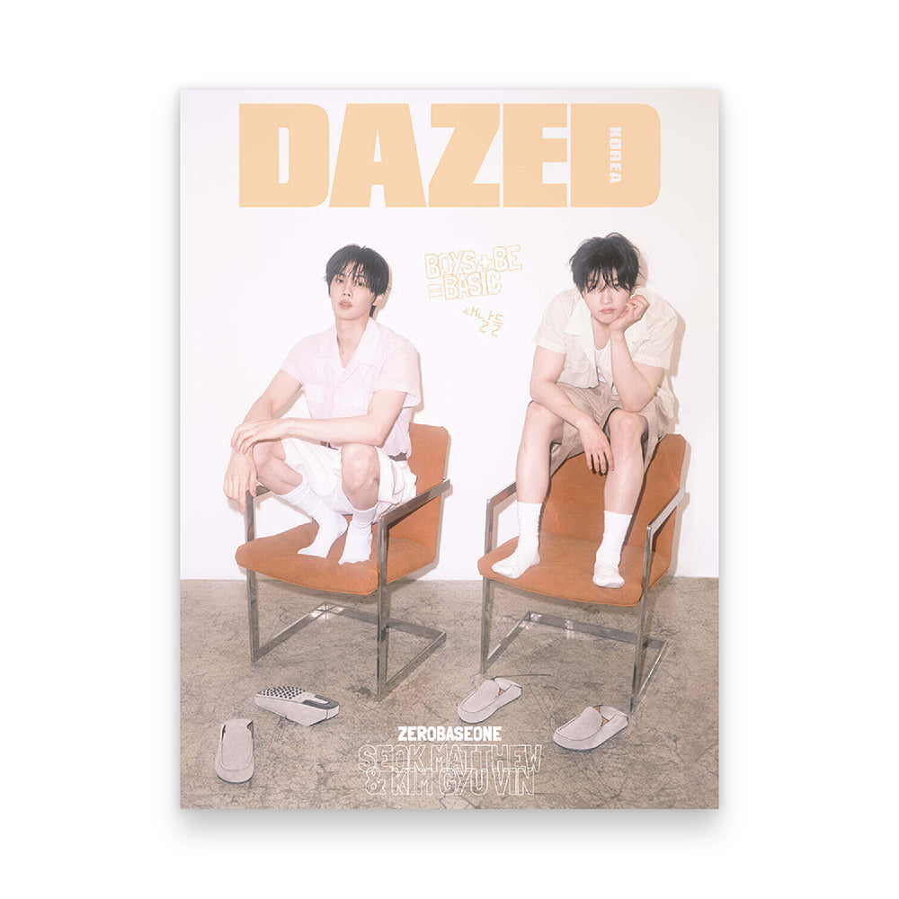 Dazed & Confused Korea July 2025: ZB1 SEOK MATTHEW & KIM GYUVIN Cover