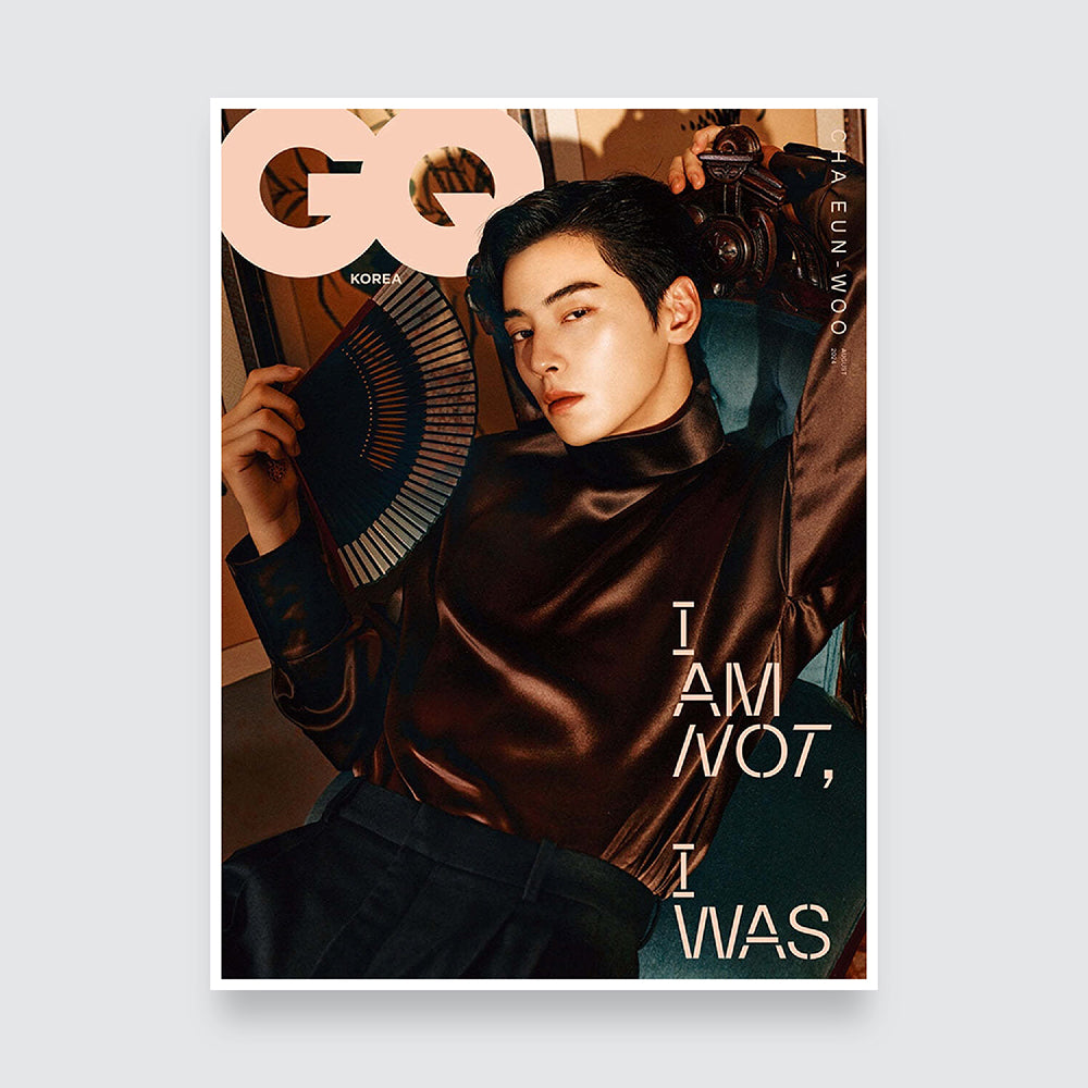 GQ Korea Magazine August 2024 : ASTRO CHA EUN-WOO Cover