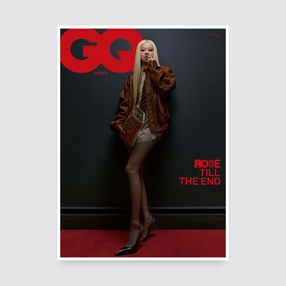 GQ Korea Magazine February 2025 : BLACKPINK ROSÉ Cover