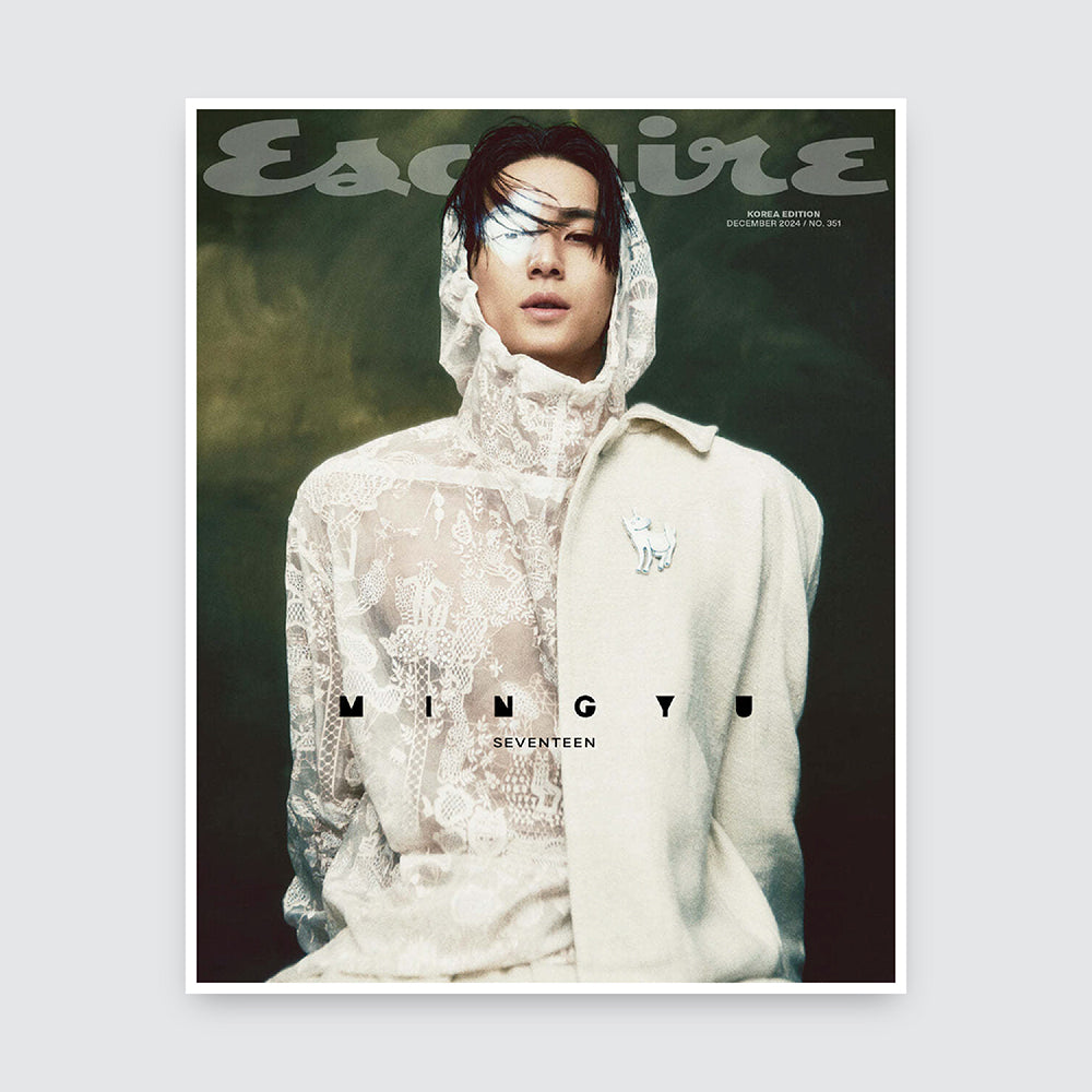 ESQUIRE Korea Magazine December 2024 : SVT MINGYU Cover