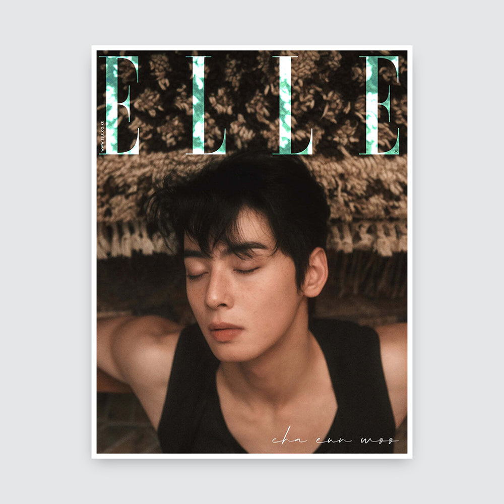 ELLE Korea Magazine February 2025 : Cha Eunwoo Cover