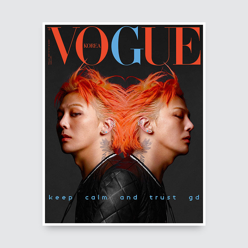 VOGUE Korea Magazine February 2025 : G-DRAGON Cover