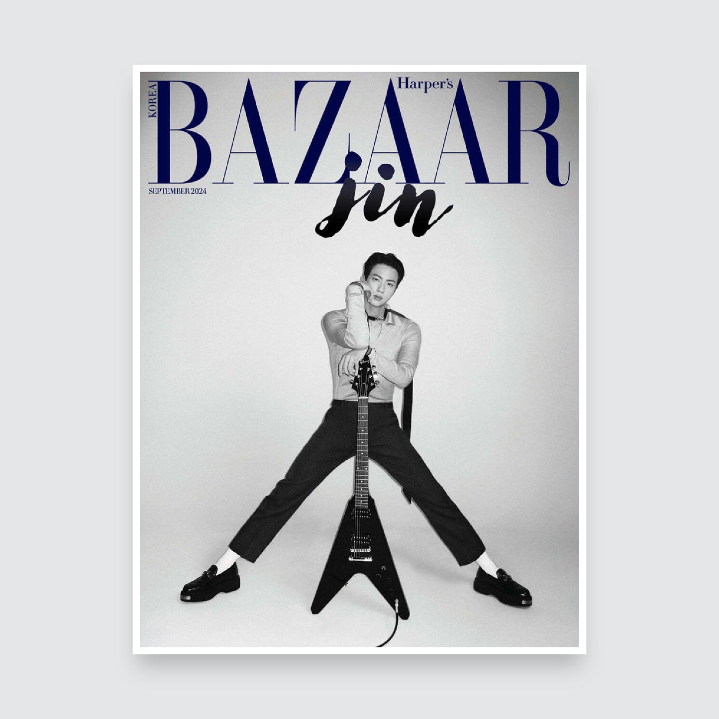 BAZAAR Korea Magazine September 2024 : BTS JIN Cover