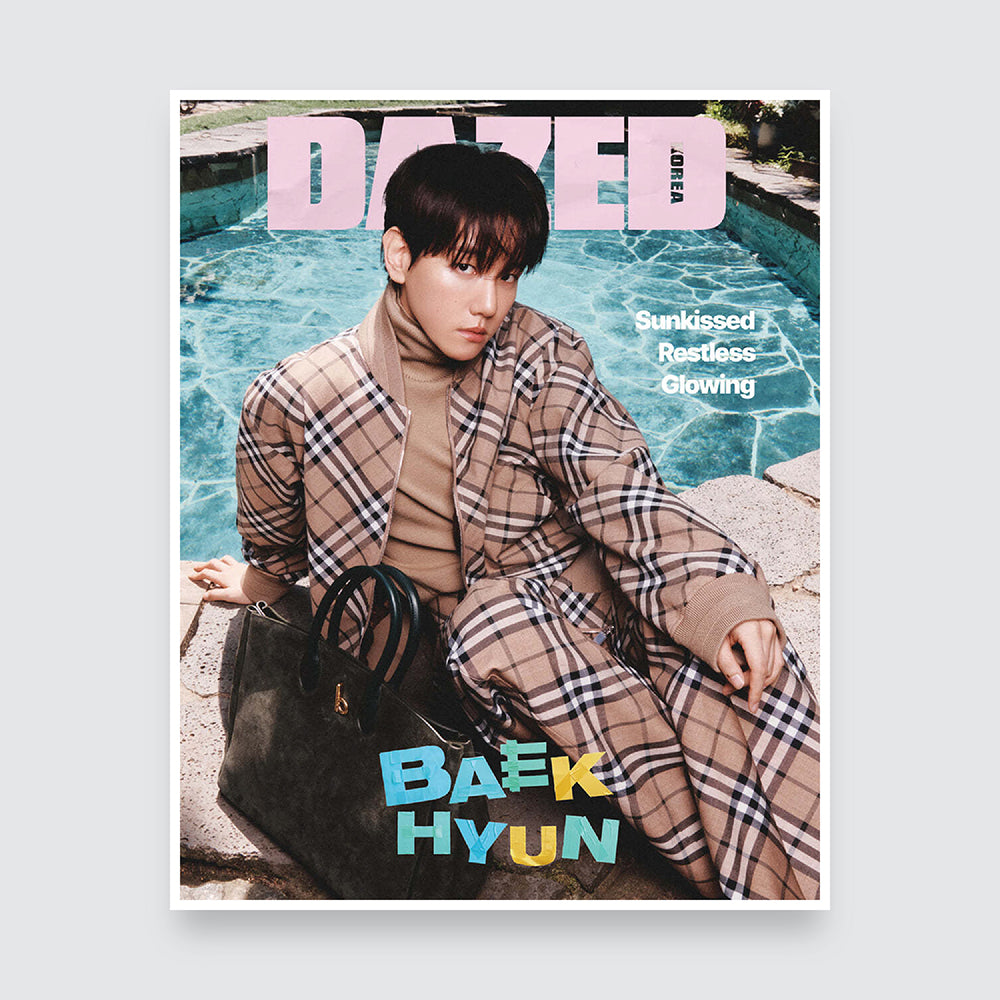 Dazed & Confused Korea Magazine July 2024 : BAEKHYUN / BIBI Cover