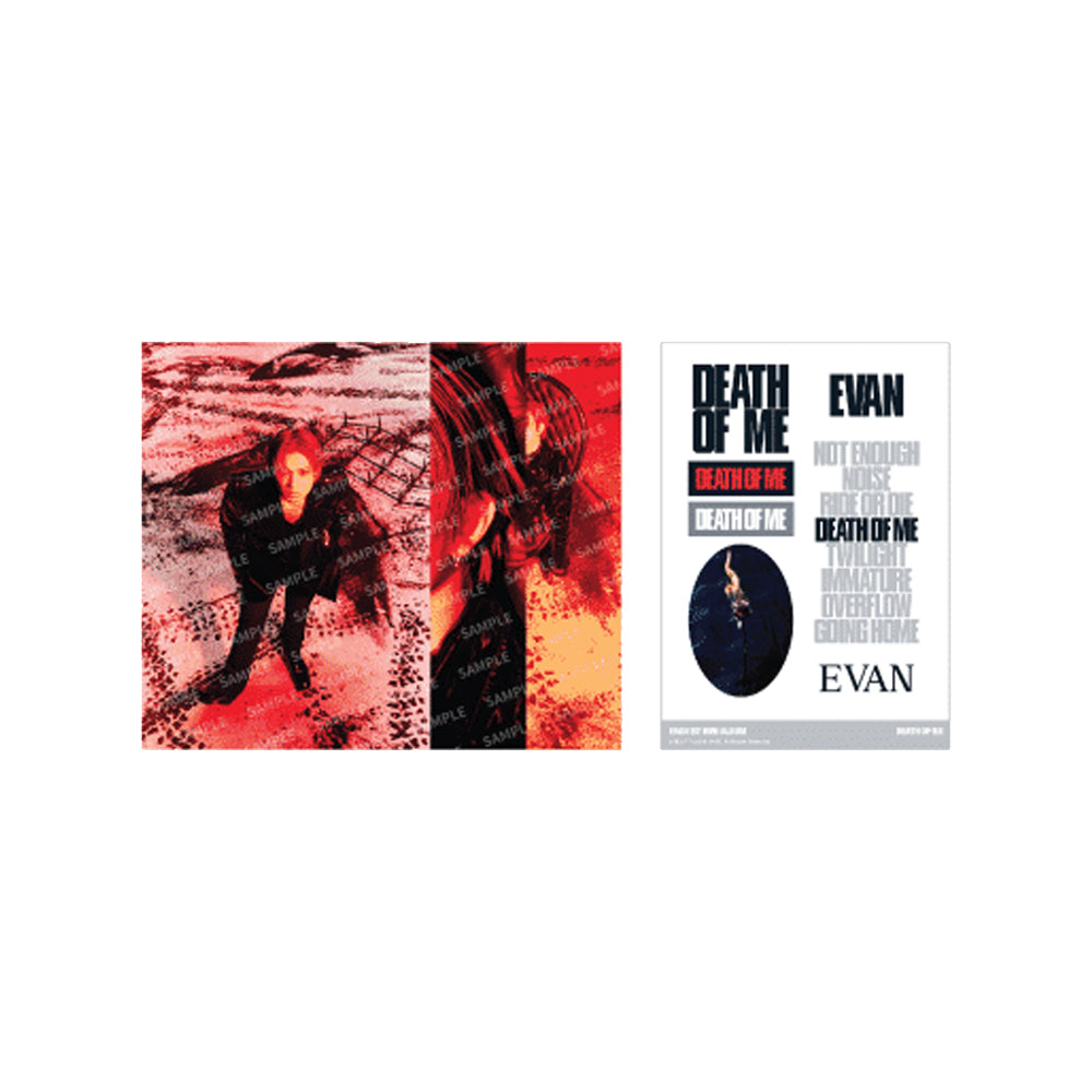 EVAN [DEATH OF ME] Postcard & Sticker Set