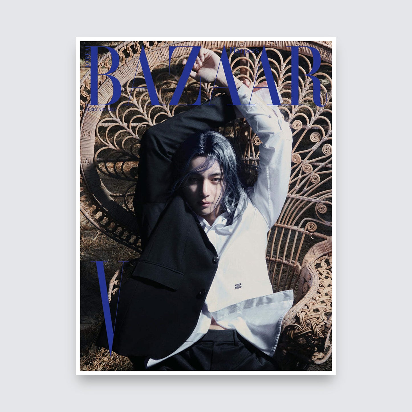 BAZAAR Korea Magazine February 2024 : BTS V Cover