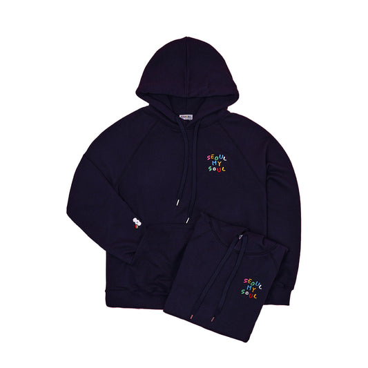 Korea Slogan [Seoul My Soul] Art Collab Hoodie