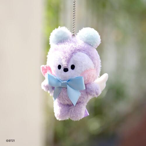 BT21 minini Angel Plush Keyring