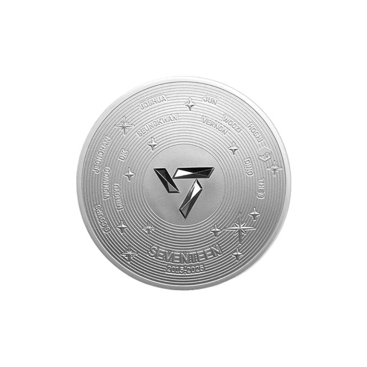 SEVENTEEN 10th Anniversary Commemorative Silver Medal