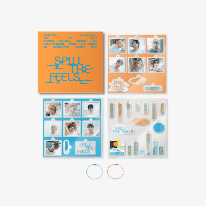 SEVENTEEN [SPILL THE FEELS] DIY Acrylic Photo Keyring Set (FEEL YOU ver)