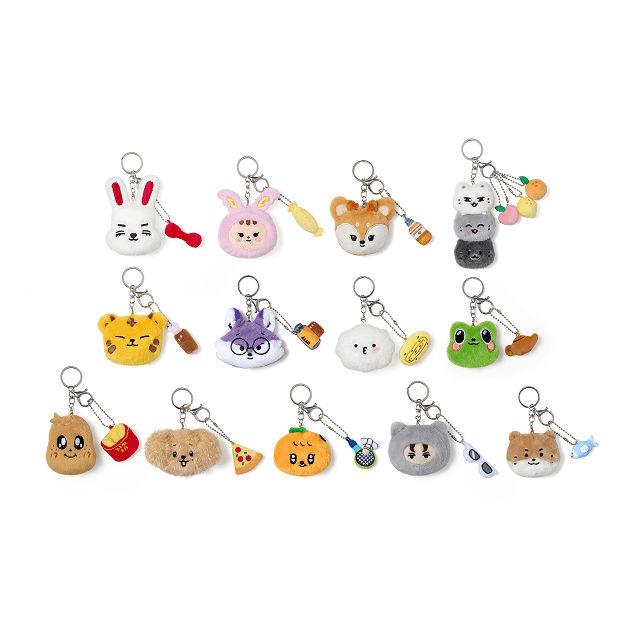 (Fast Shipping) SEVENTEEN [MINITEEN House Party] Face Plush Keyring