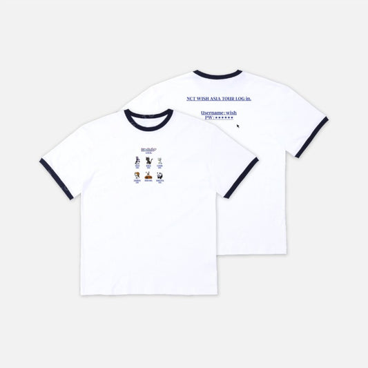 NCT WISH [2025 Asia Tour : LOG in] T-Shirt