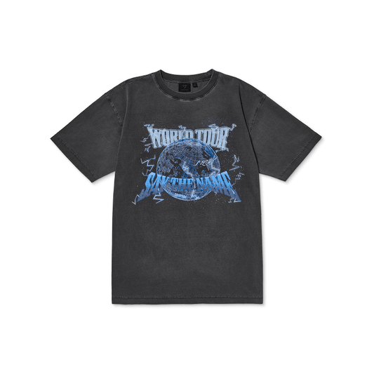 SEVENTEEN [NEW_ World Tour] S/S T-Shirt (Dark Grey)