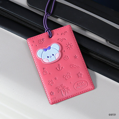 BT21 minini Leather Patch Passport Cover