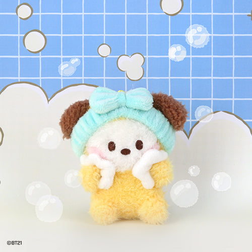 BT21 minini Bath Time Plush Keyring