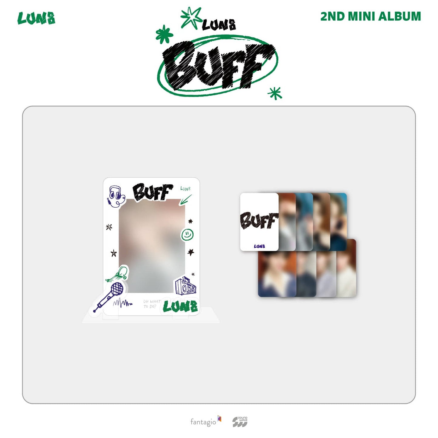 LUN8 [BUFF] Acrylic Photocard Stand