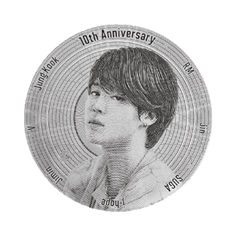 BTS 10th Anniversary Commemorative Medal (Silver)