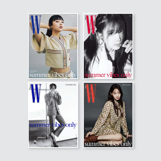 W Korea Magazine July 2023 : NWJNS Hanni, IU, Lee Jung-jae, Shin Min-ah Cover