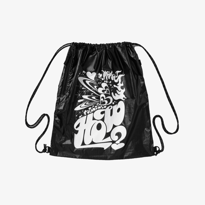 BOYNEXTDOOR [with SANDSOUND] Graphic Gym Sack (Black)